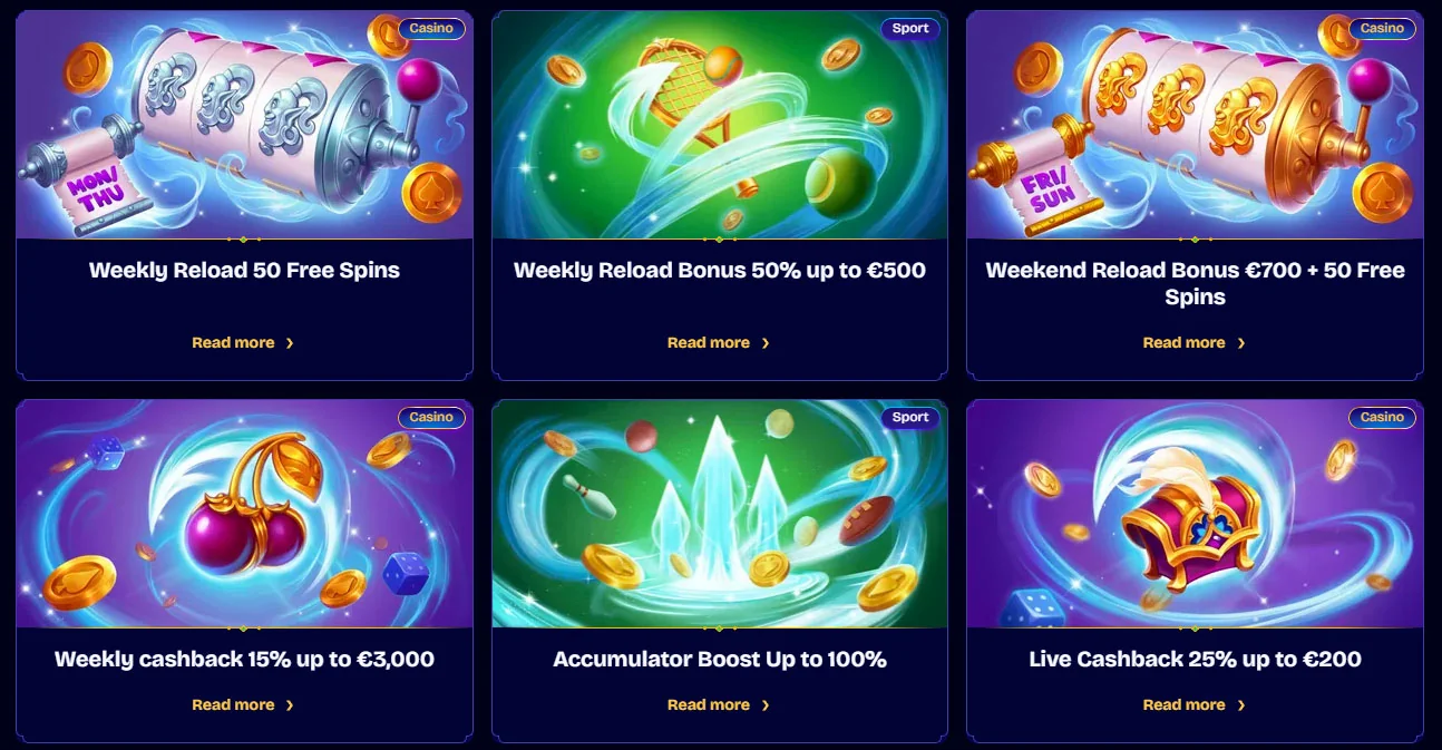 bonuses at wishwin casino