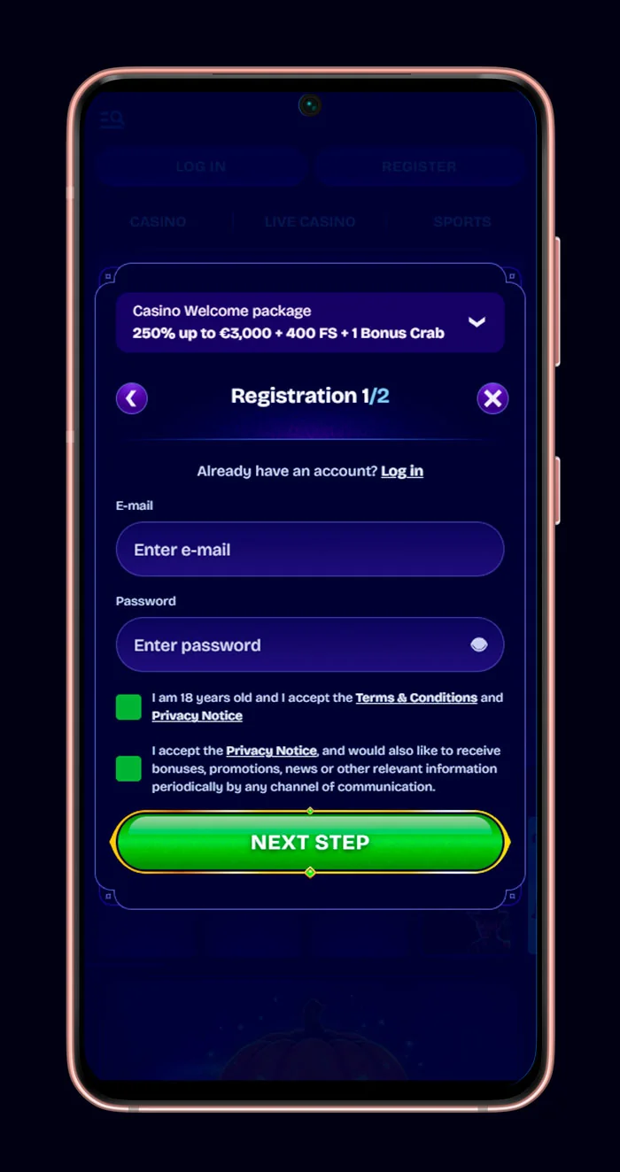 wishwin casino sign up
